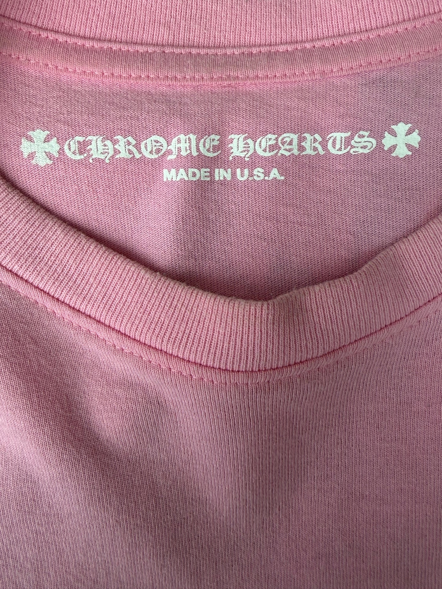 Chrome Hearts Matty Boy Pink Vanity Affair Longsleeve T-Shirt