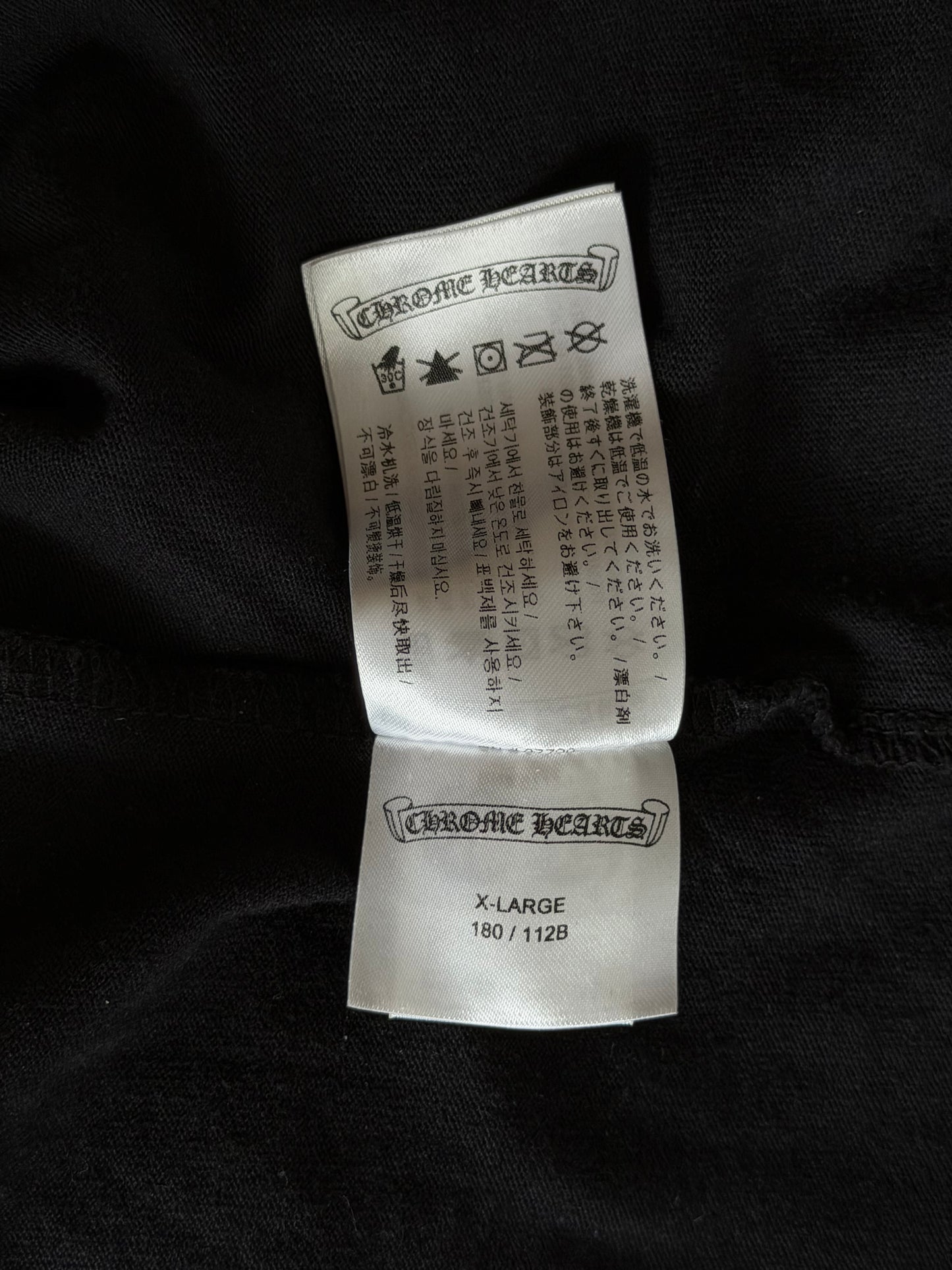 Chrome Hearts Matty Boy Black Chomper Longsleeve T-Shirt