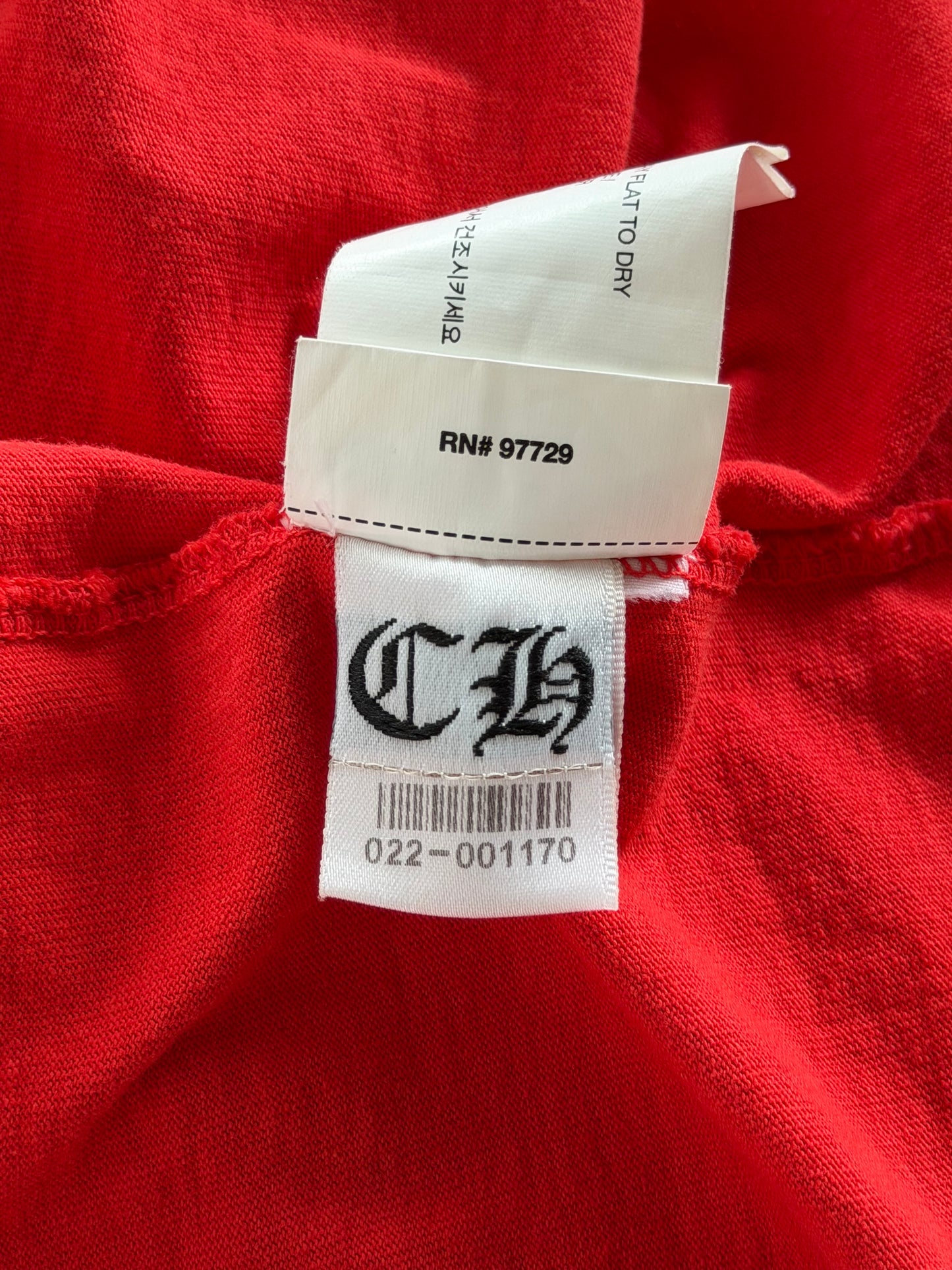 Chrome Hearts Matty Boy Red Stay Fast Longsleeve T-Shirt
