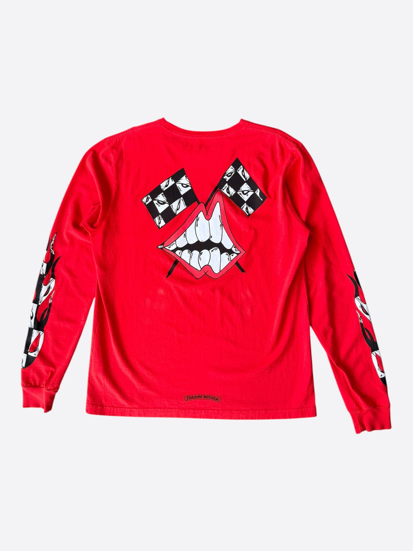 Chrome Hearts Matty Boy Red Stay Fast Longsleeve T-Shirt
