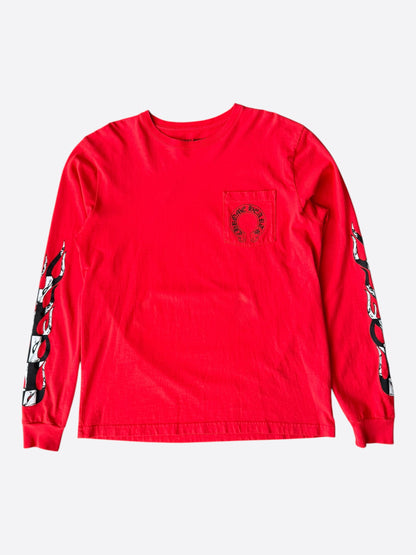 Chrome Hearts Matty Boy Red Stay Fast Longsleeve T-Shirt