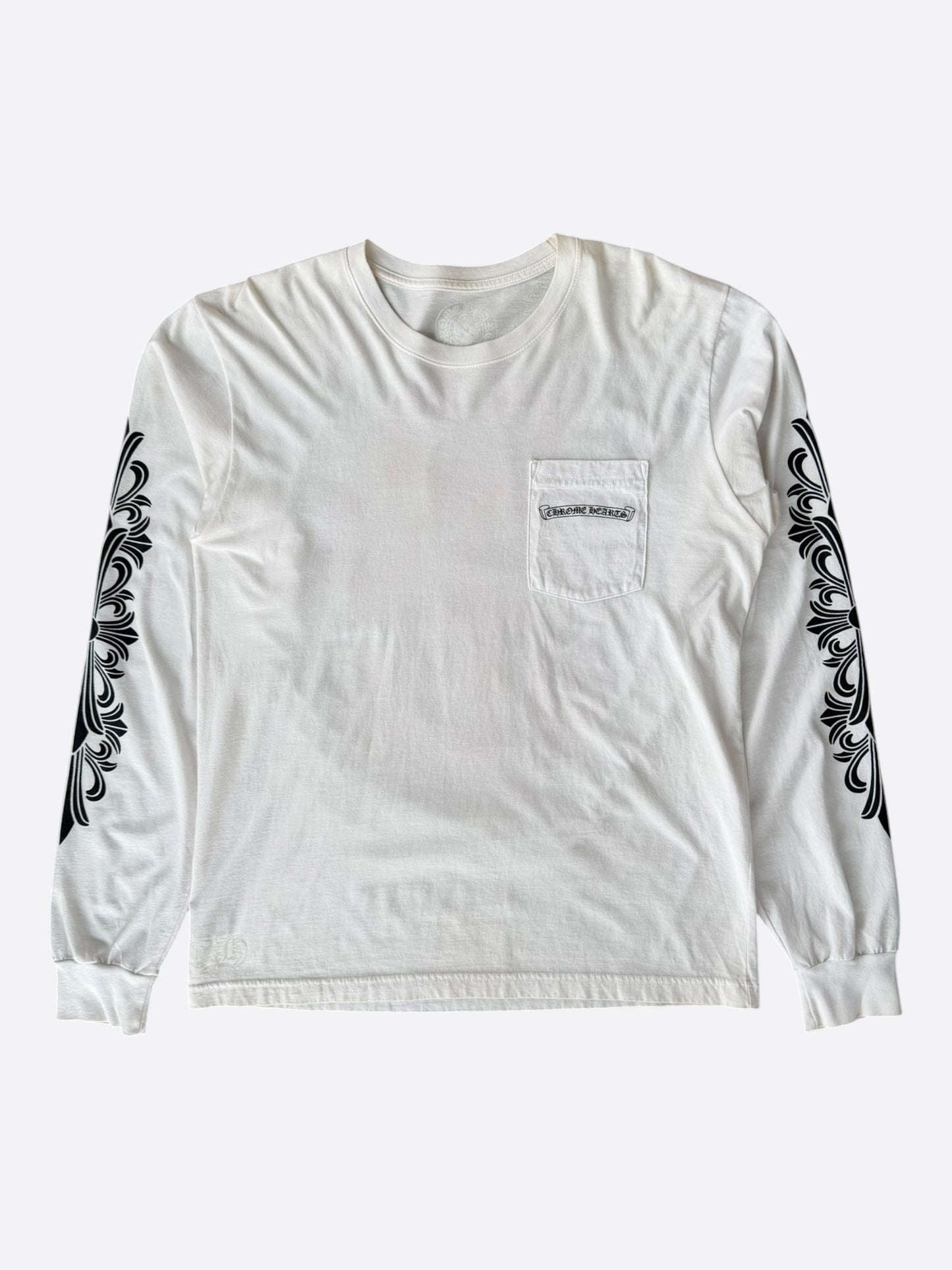 Chrome Hearts White & Purple Dagger Longsleeve T-Shirt