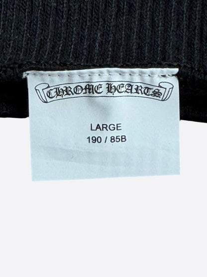Chrome Hearts Black & White Script Cross Logo Gloves