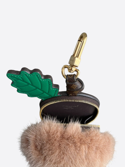 Louis Vuitton Brown Monogram Acorn Bag Charm