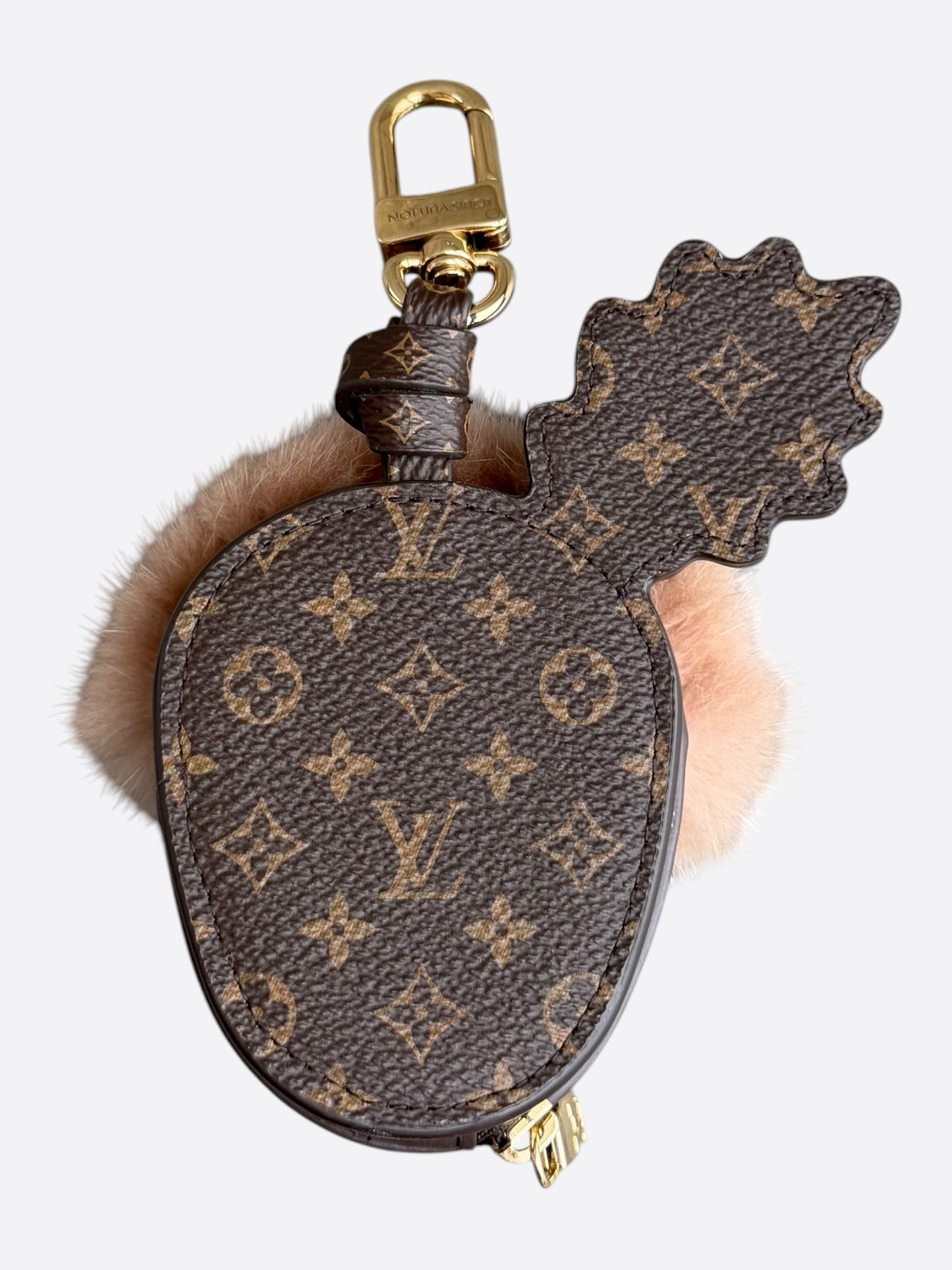 Louis Vuitton Brown Monogram Acorn Bag Charm