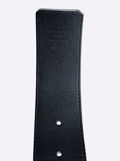 Louis Vuitton Silver Monogram Mirror Belt