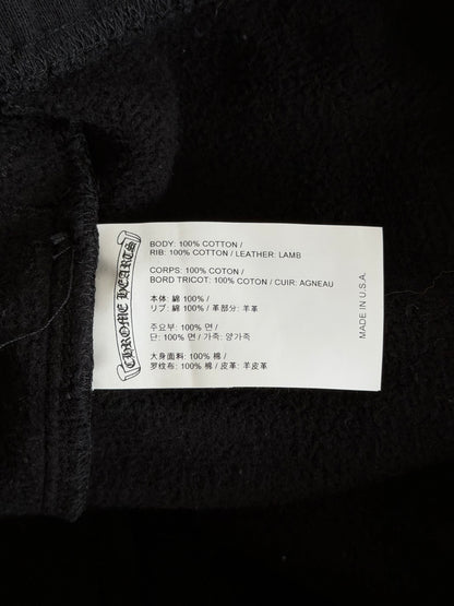 Chrome Hearts Black Triple Cross Patch Paper Jam Sweatpants
