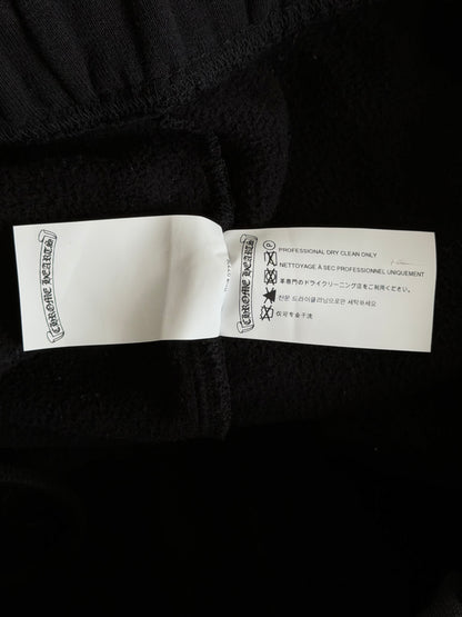 Chrome Hearts Black Triple Cross Patch Paper Jam Sweatpants