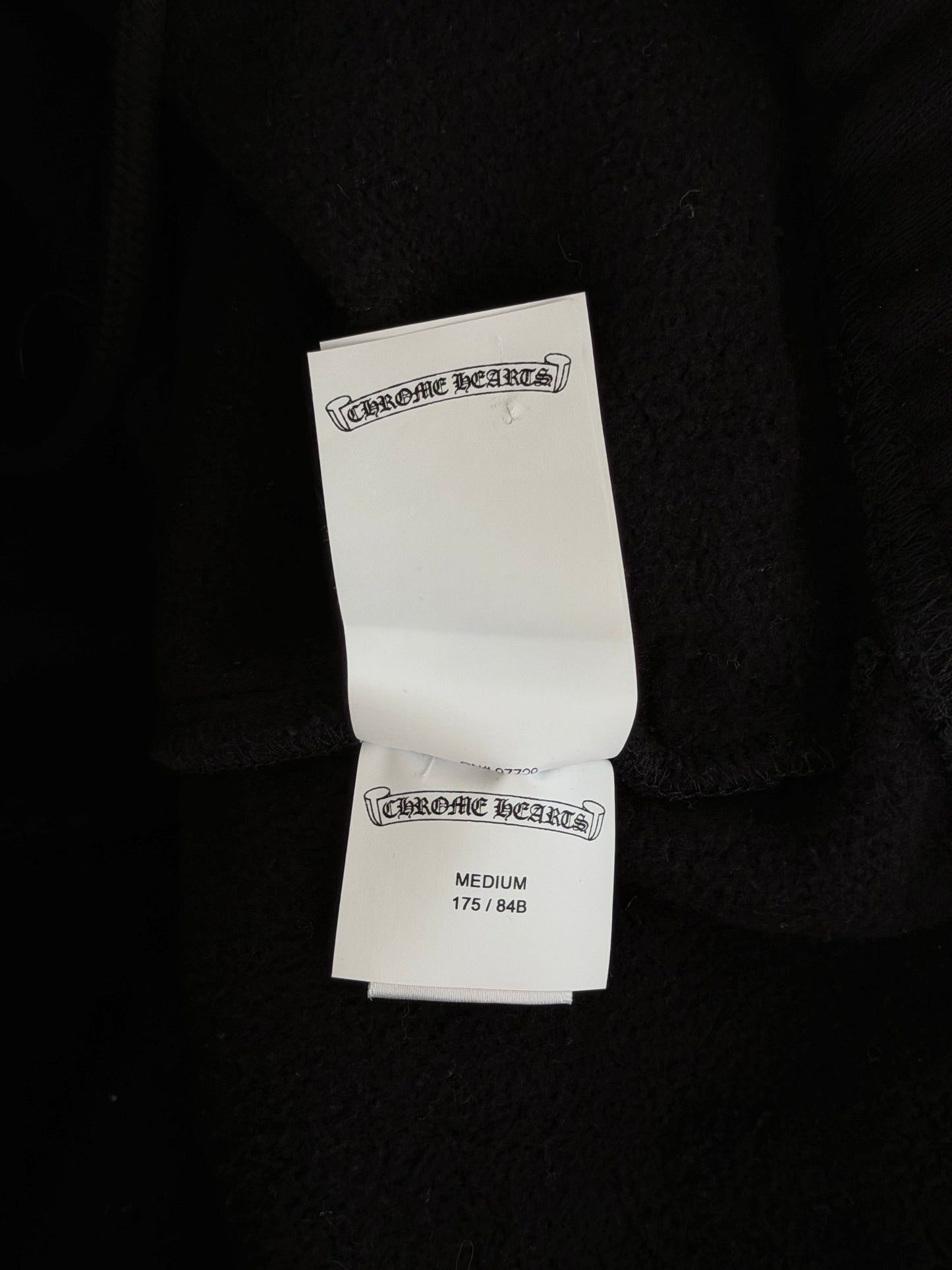 Chrome Hearts Black Triple Cross Patch Paper Jam Sweatpants