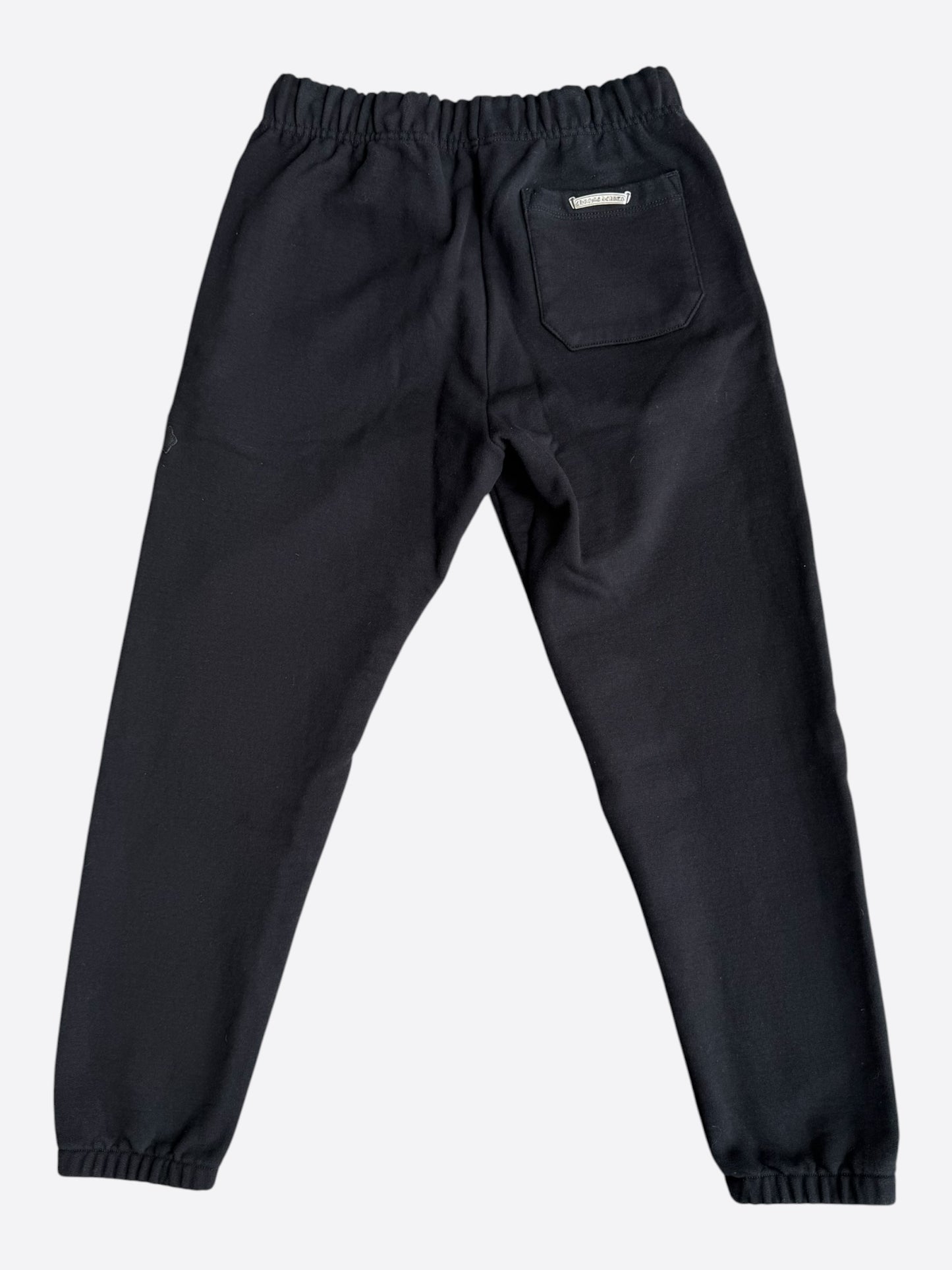 Chrome Hearts Black Triple Cross Patch Paper Jam Sweatpants