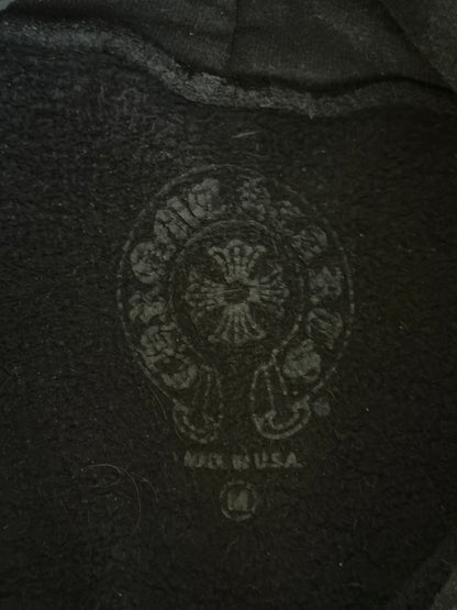 Chrome Hearts Black & White T-Bar Logo Hoodie