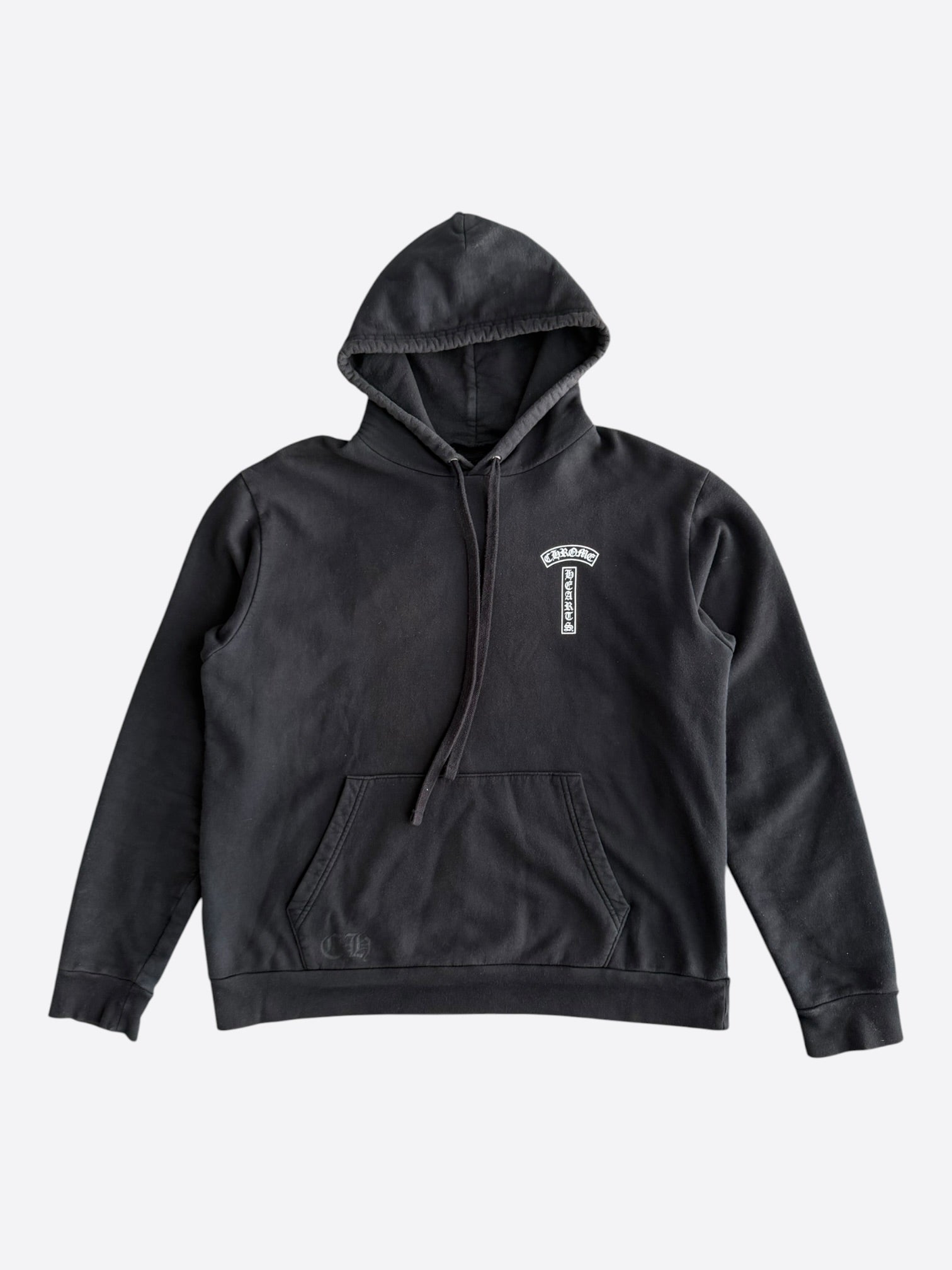 Chrome Hearts Black & Blue Cross logo Thermal Zip Up Hoodie