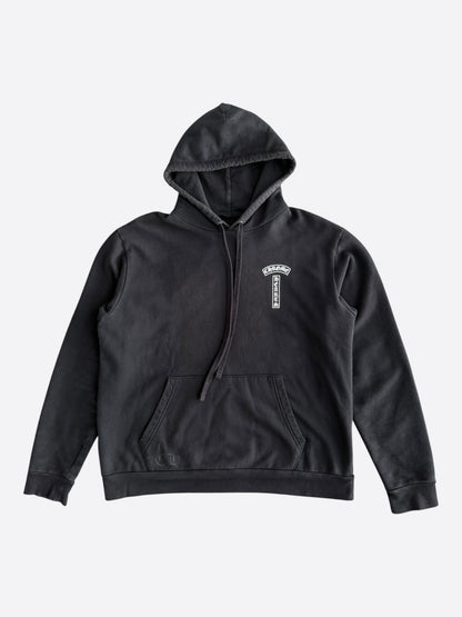 Chrome Hearts Black & White T-Bar Logo Hoodie