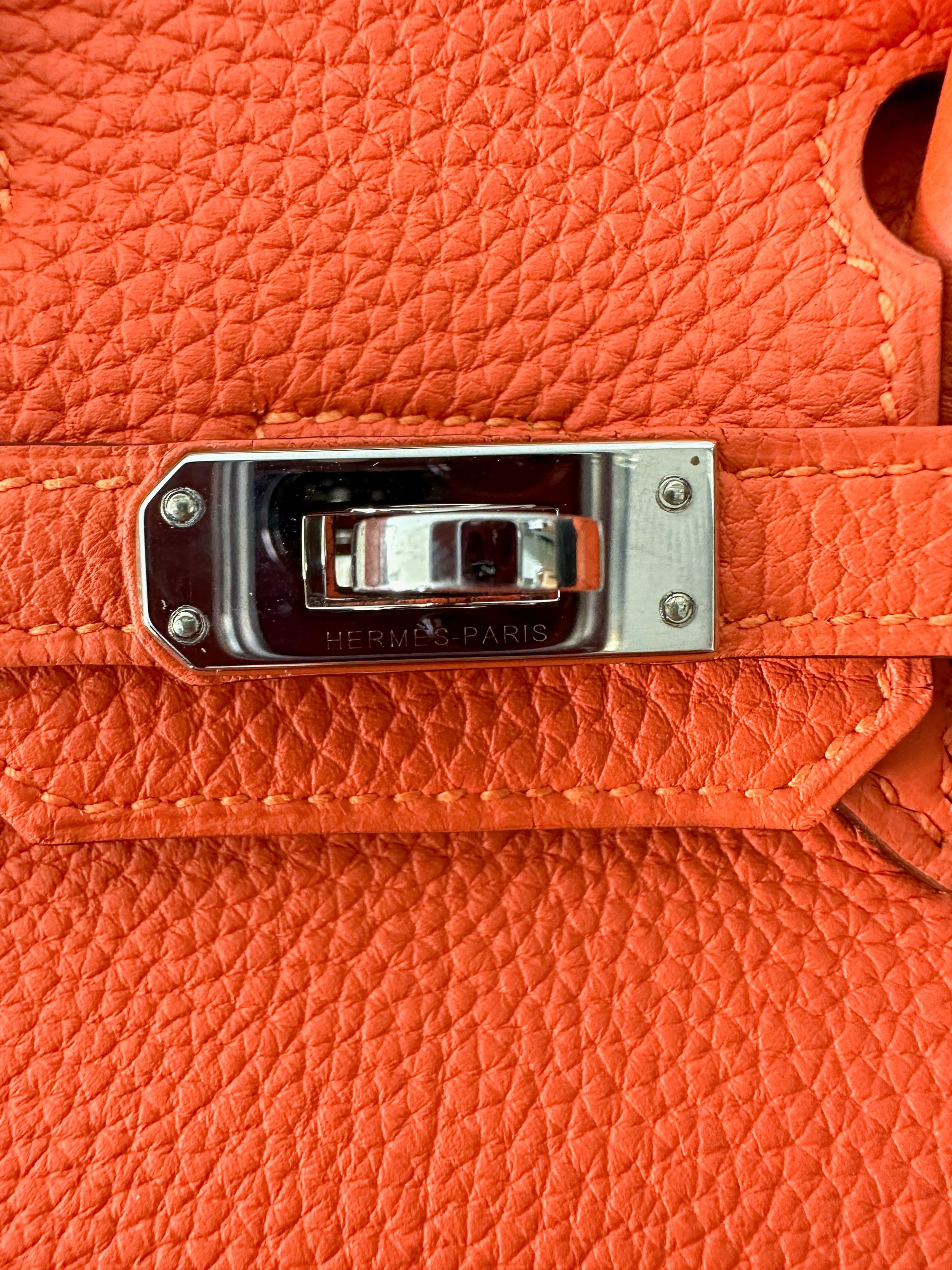 Hermès Orange Togo Birkin 25 | 25cm