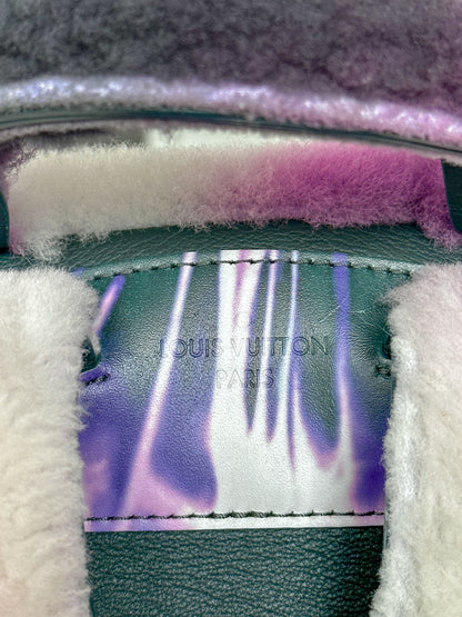 Louis Vuitton White & Purple Mink Backpack