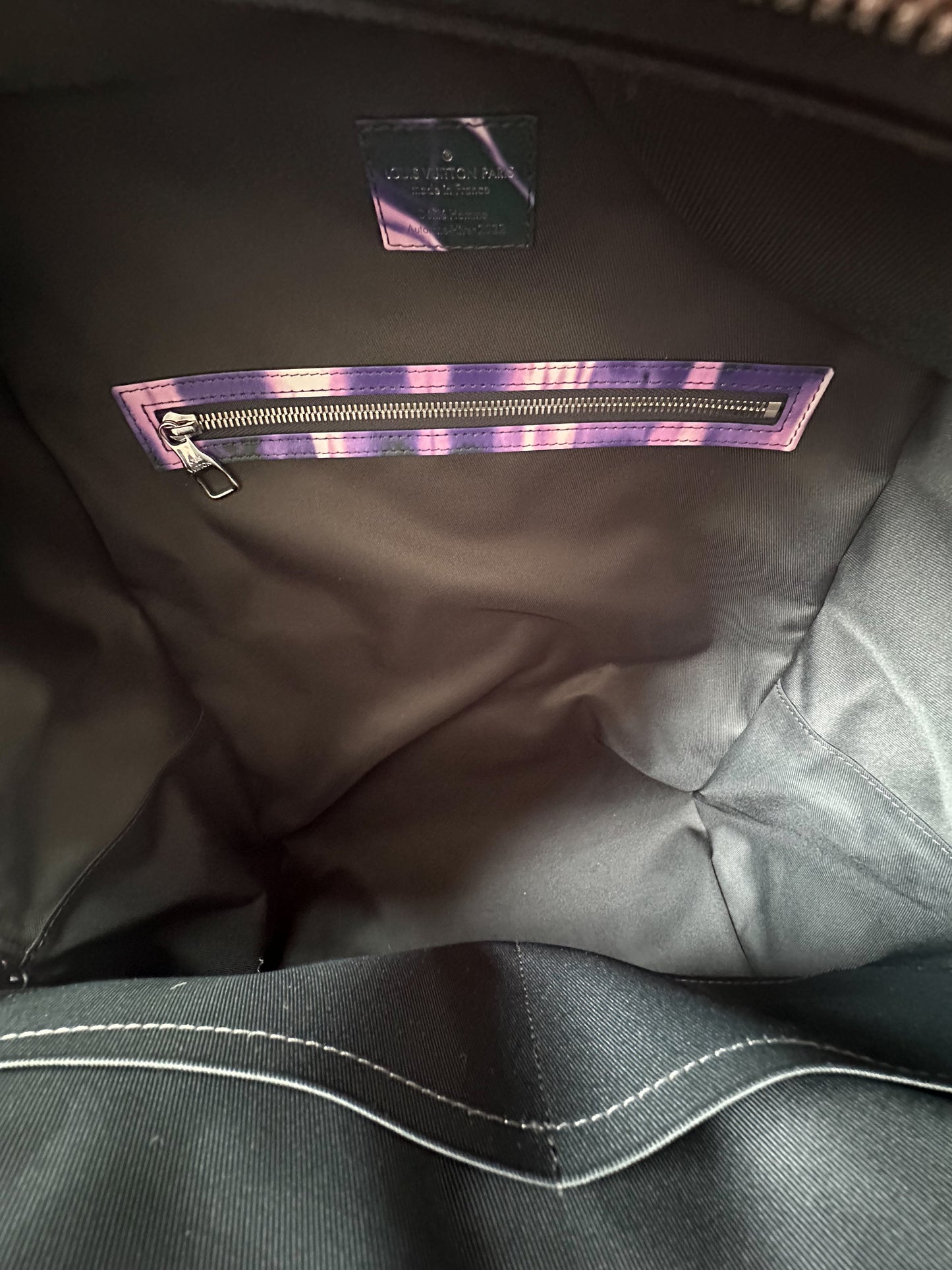 Louis Vuitton White & Purple Mink Backpack