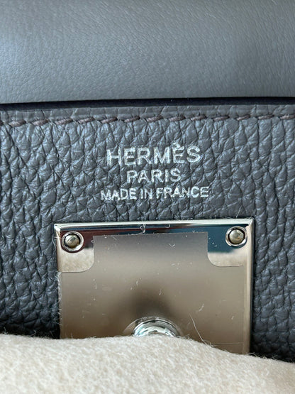Hermes Grey HAC A Dos Crossbody Backpack