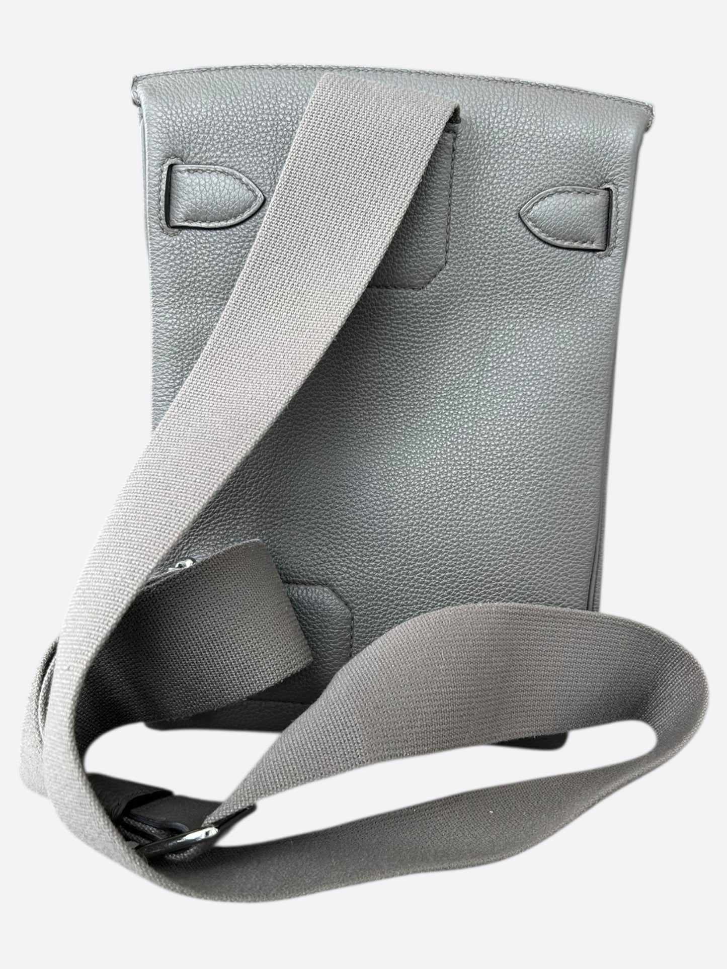 Hermes Grey HAC A Dos Crossbody Backpack