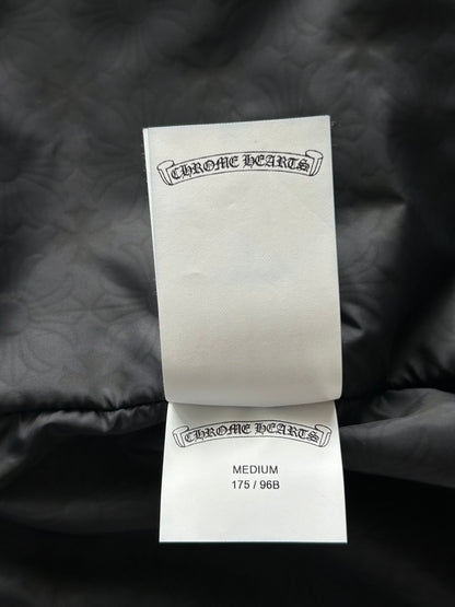 Chrome Hearts Matty Boy Black Cross Jacquard Chomper Quilted Jacket