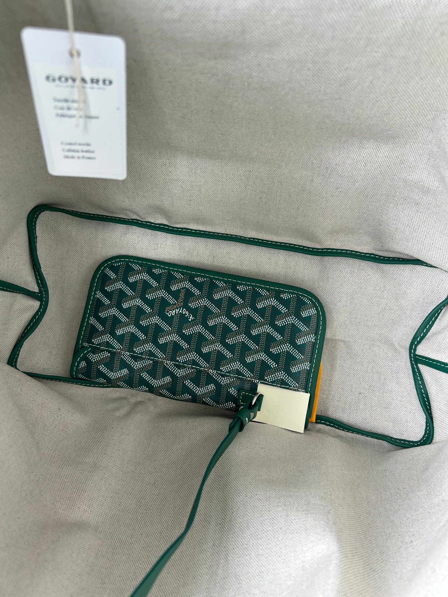 Goyard Green St. Louis Tote Bag