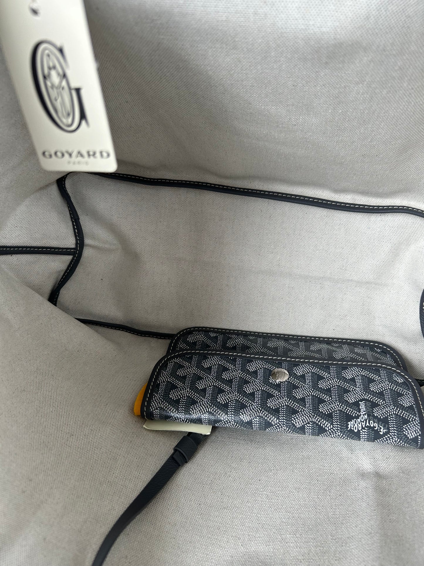 Goyard Grey St. Louis Tote Bag