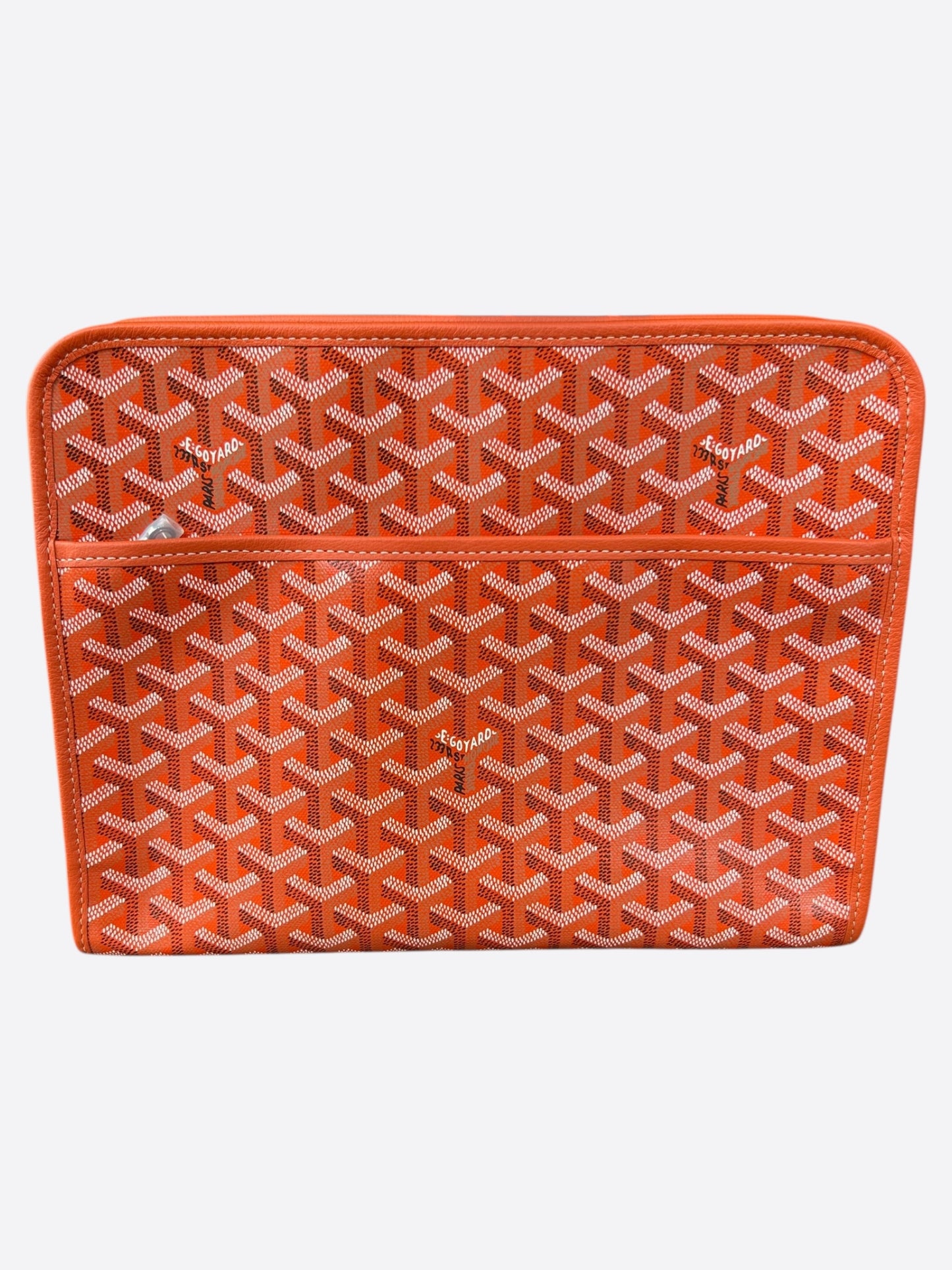 Goyard Orange Jouvence GM Toiletry Bag