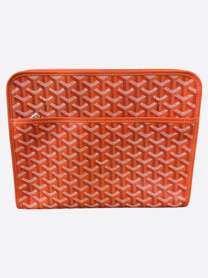Goyard Orange Jouvence GM Toiletry Bag