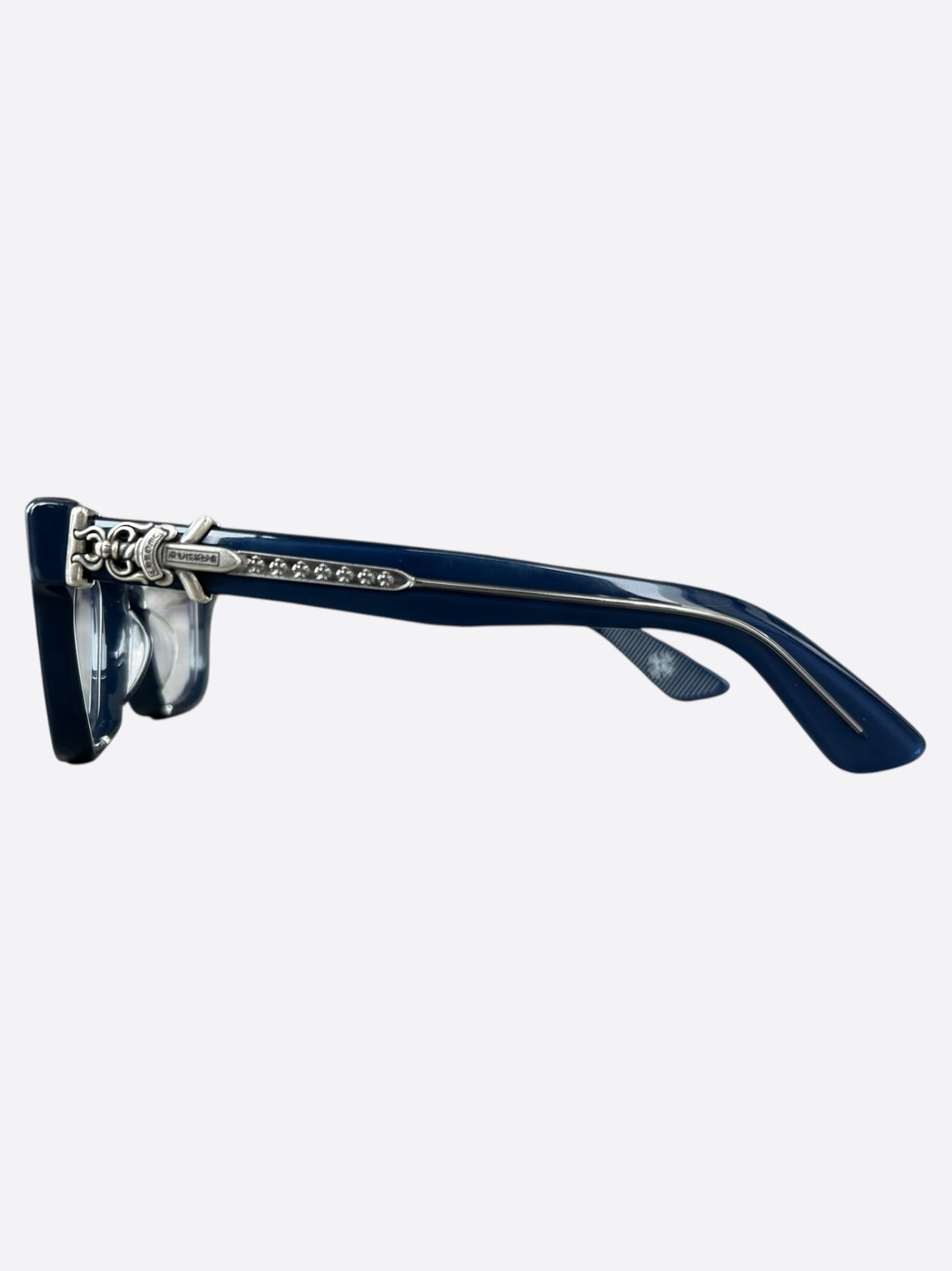 Chrome Hearts Blue & Silver Vagillionaire 2 Glasses