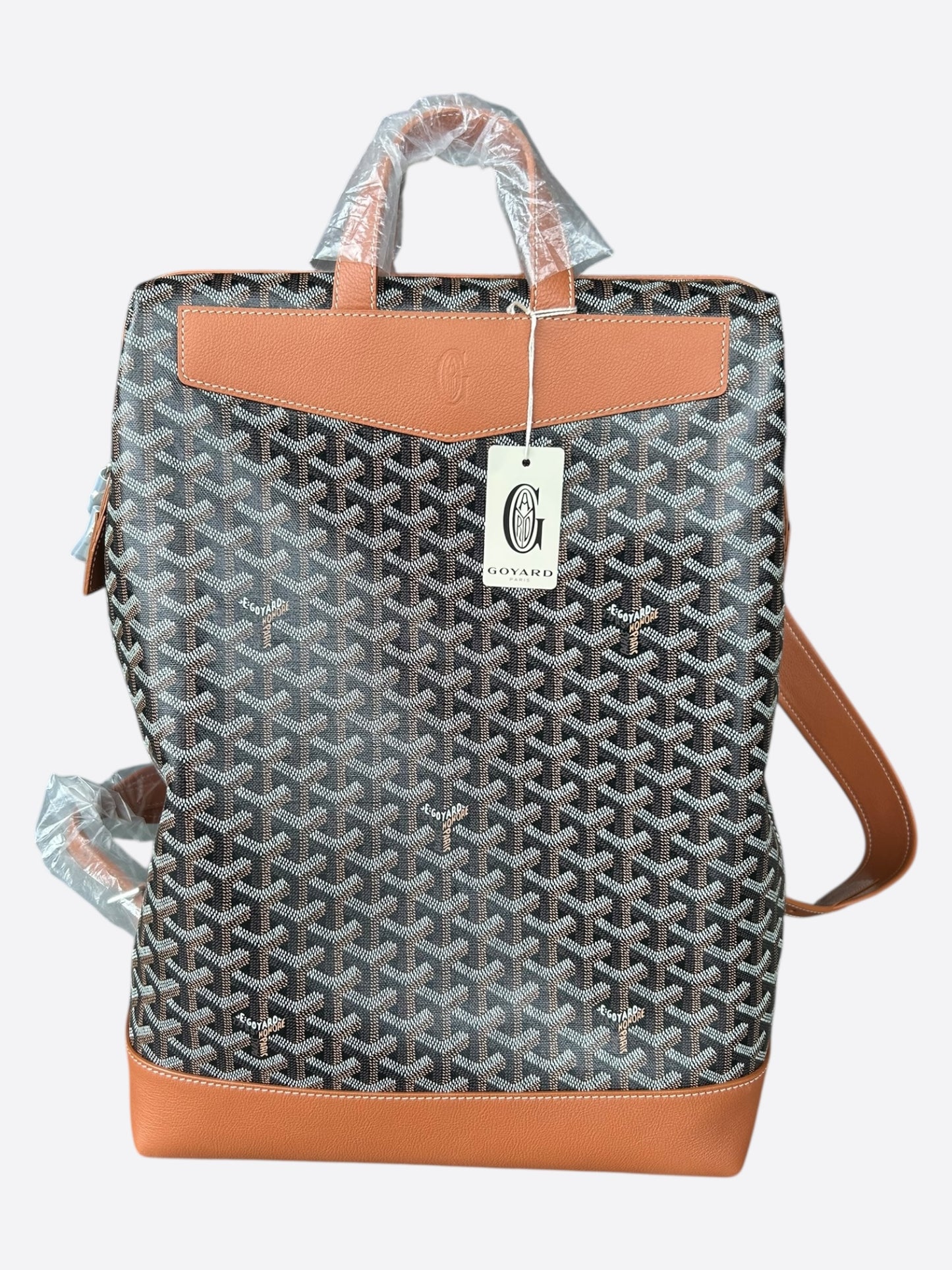 Goyard Black & Brown Cisalpin Backpack