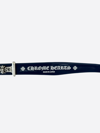 Chrome Hearts Blue & Silver Vagillionaire 2 Glasses