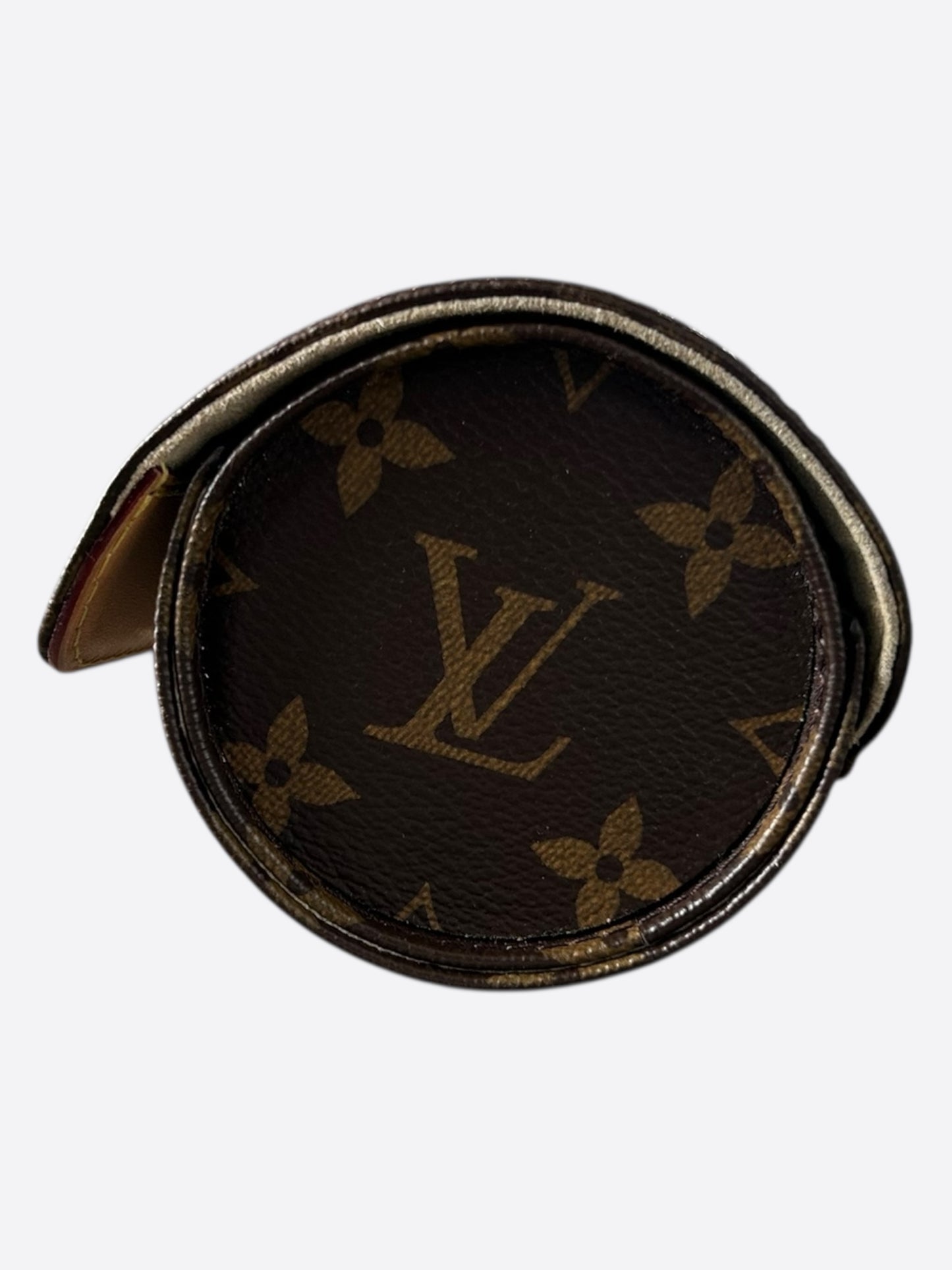 Louis Vuitton Brown Monogram Watch Roll