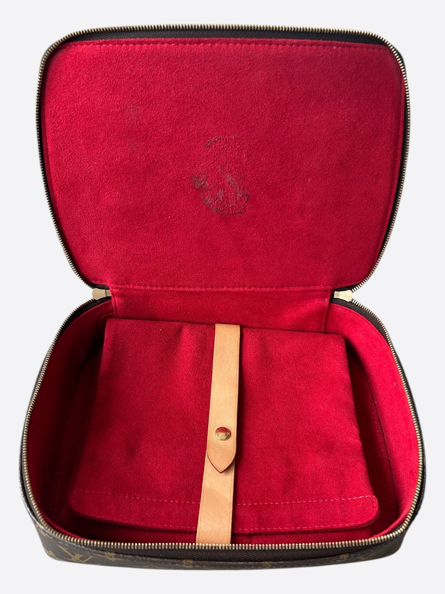 Louis Vuitton Brown Monogram Nice Mini Jewelry Case