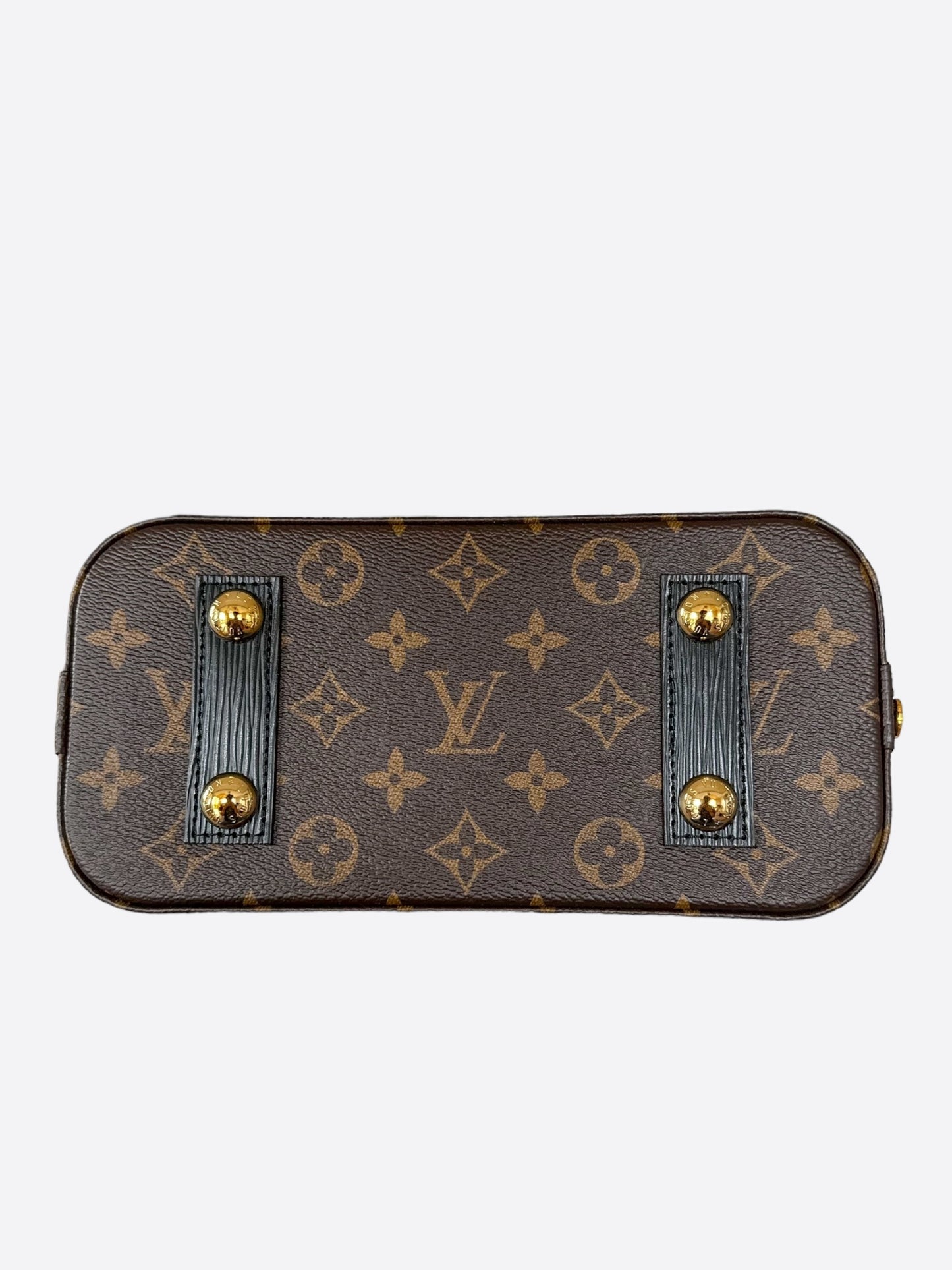 Louis Vuitton Champagne Metallise Vernis Monogram Alma BB