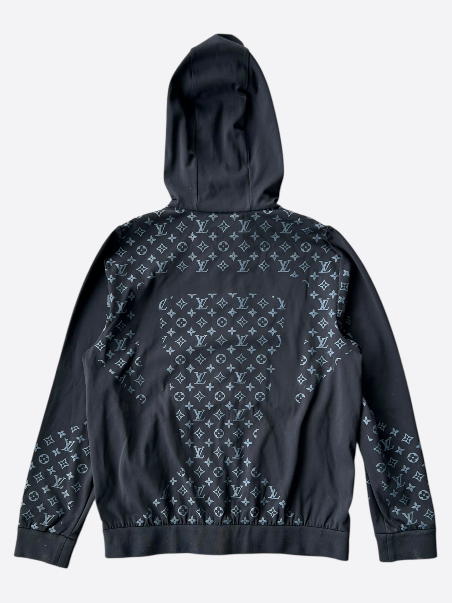 Louis Vuitton Black & Blue 2054 Heat Reflective Monogram Hoodie