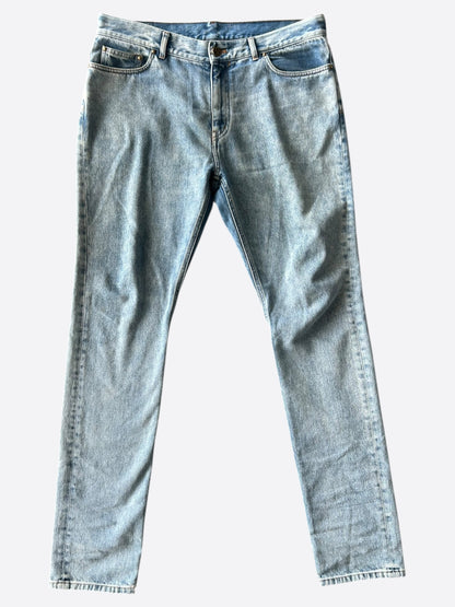 Louis Vuitton Blue Washed Slim Jeans