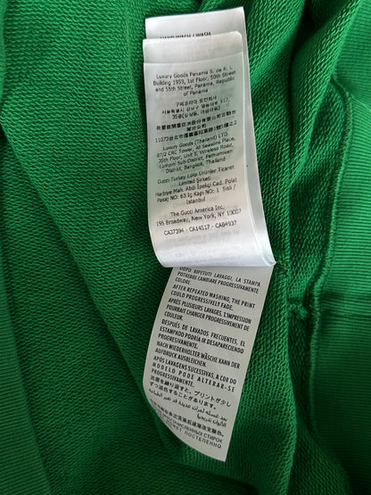 Gucci Green Multicolor Star GG Logo Hoodie