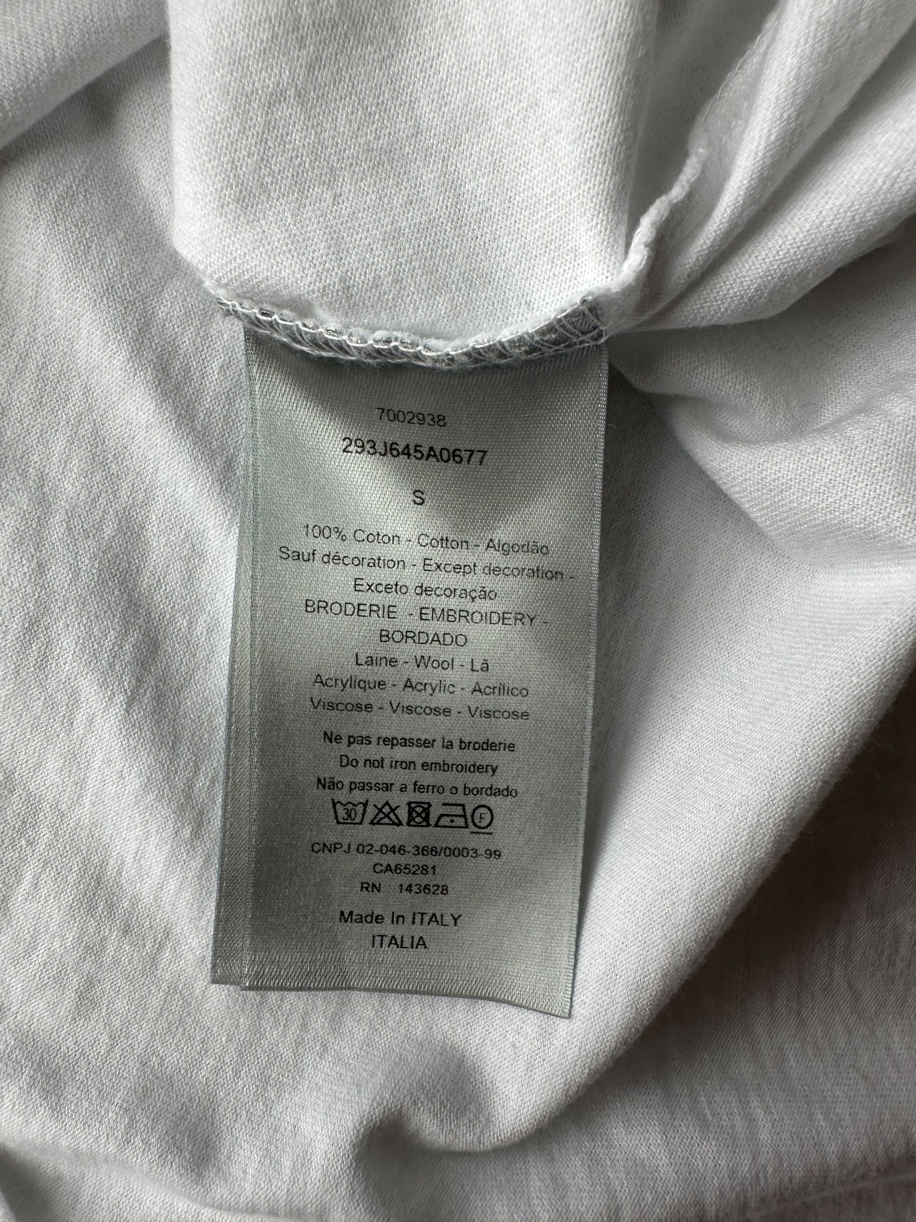 Dior White Atelier Embroidered T-Shirt – Savonches