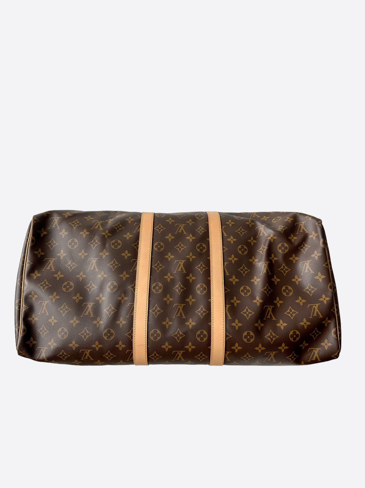 Louis Vuitton Brown Monogram Keepall 55