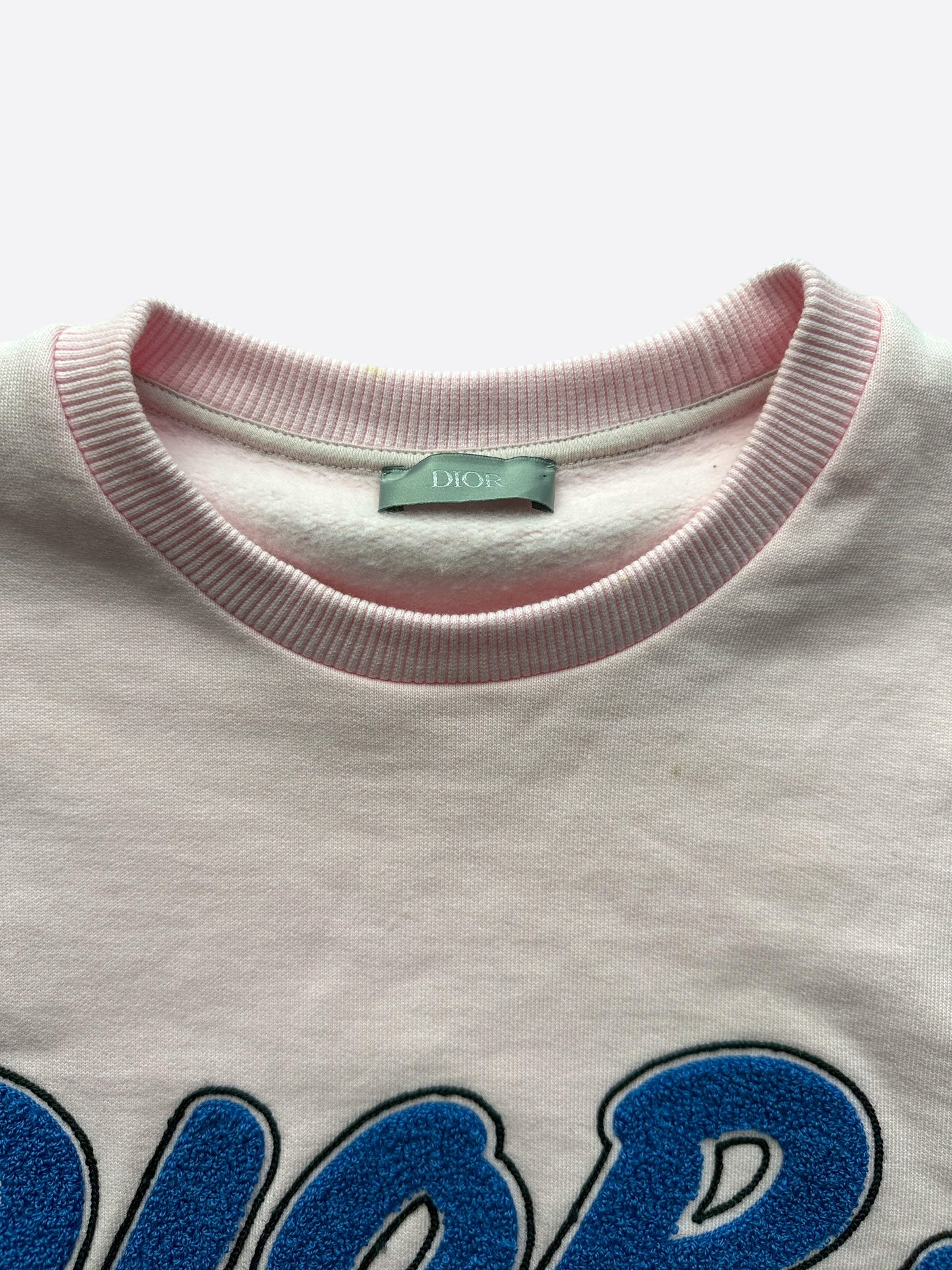 Dior Kaws Pink Logo Sweater