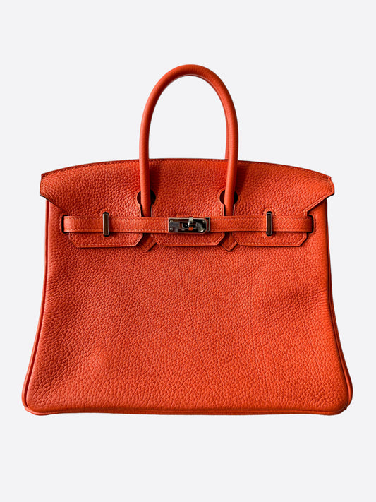 Hermès Orange Togo Birkin 25