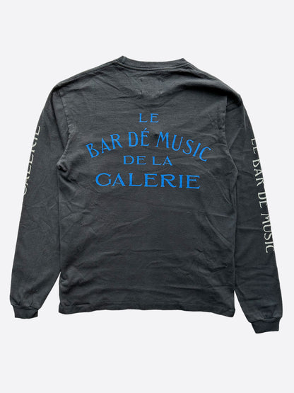 Gallery Dept Black Music Bar Longsleeve T-Shirt