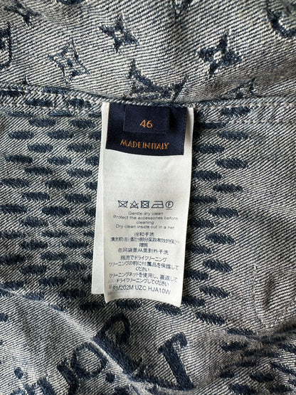 Louis Vuitton Nigo Blue Monogram Denim Jacket