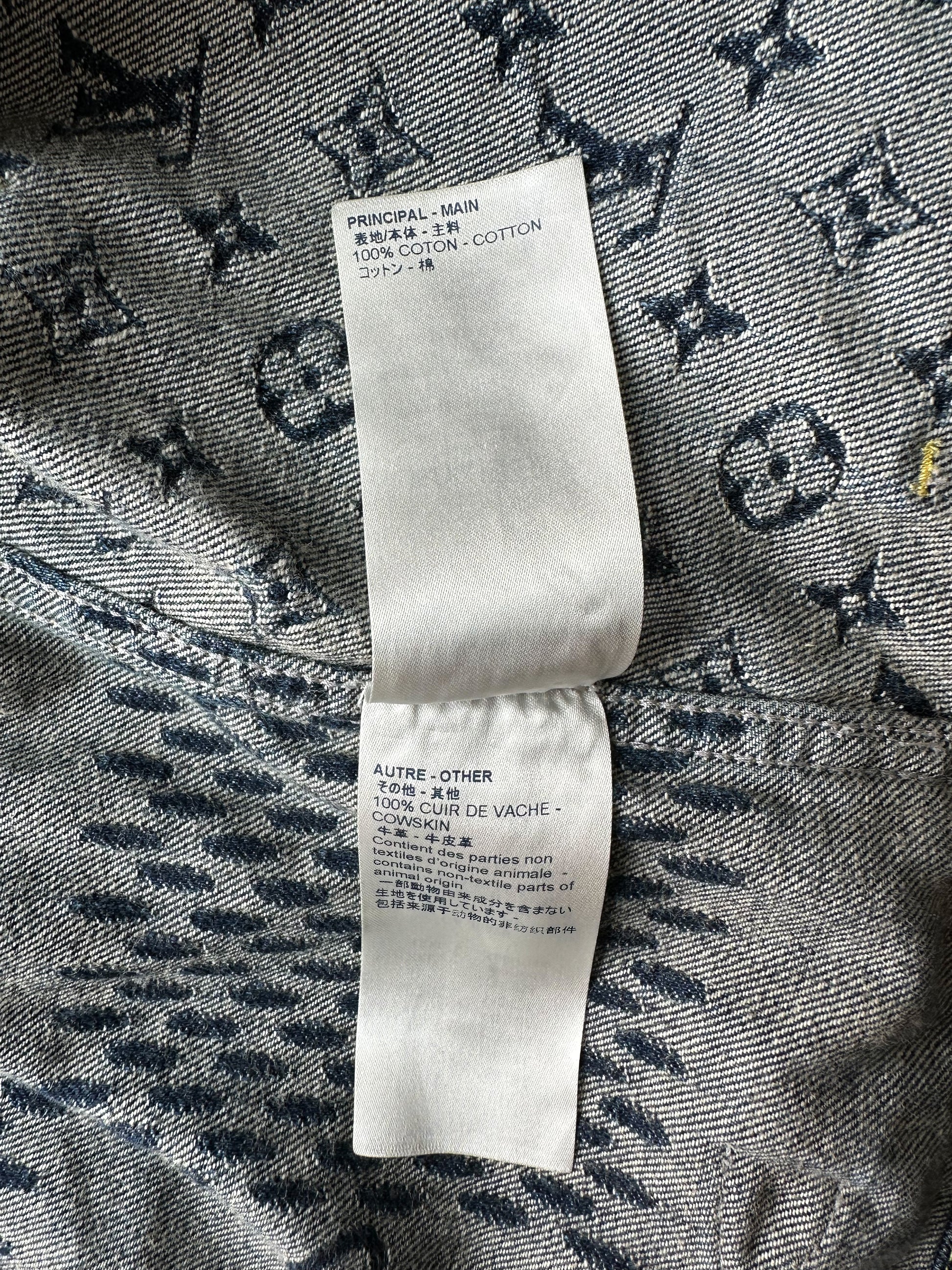 Louis Vuitton LV x Nigo Monogram Denim Jacket in Blue M202012030058 