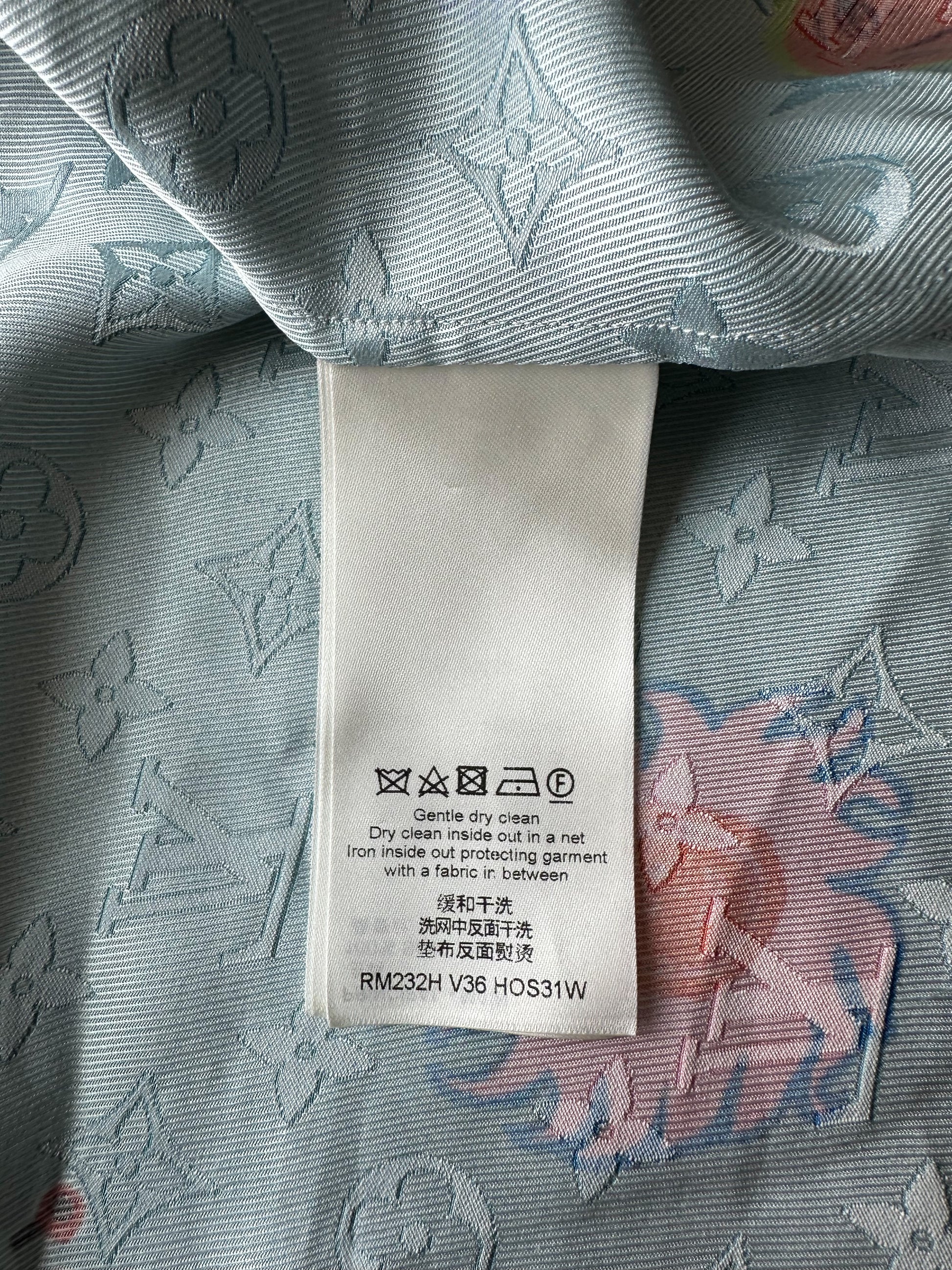 Louis Vuitton Yayoi Kusama Faces Monogram Silk Shirt – Savonches