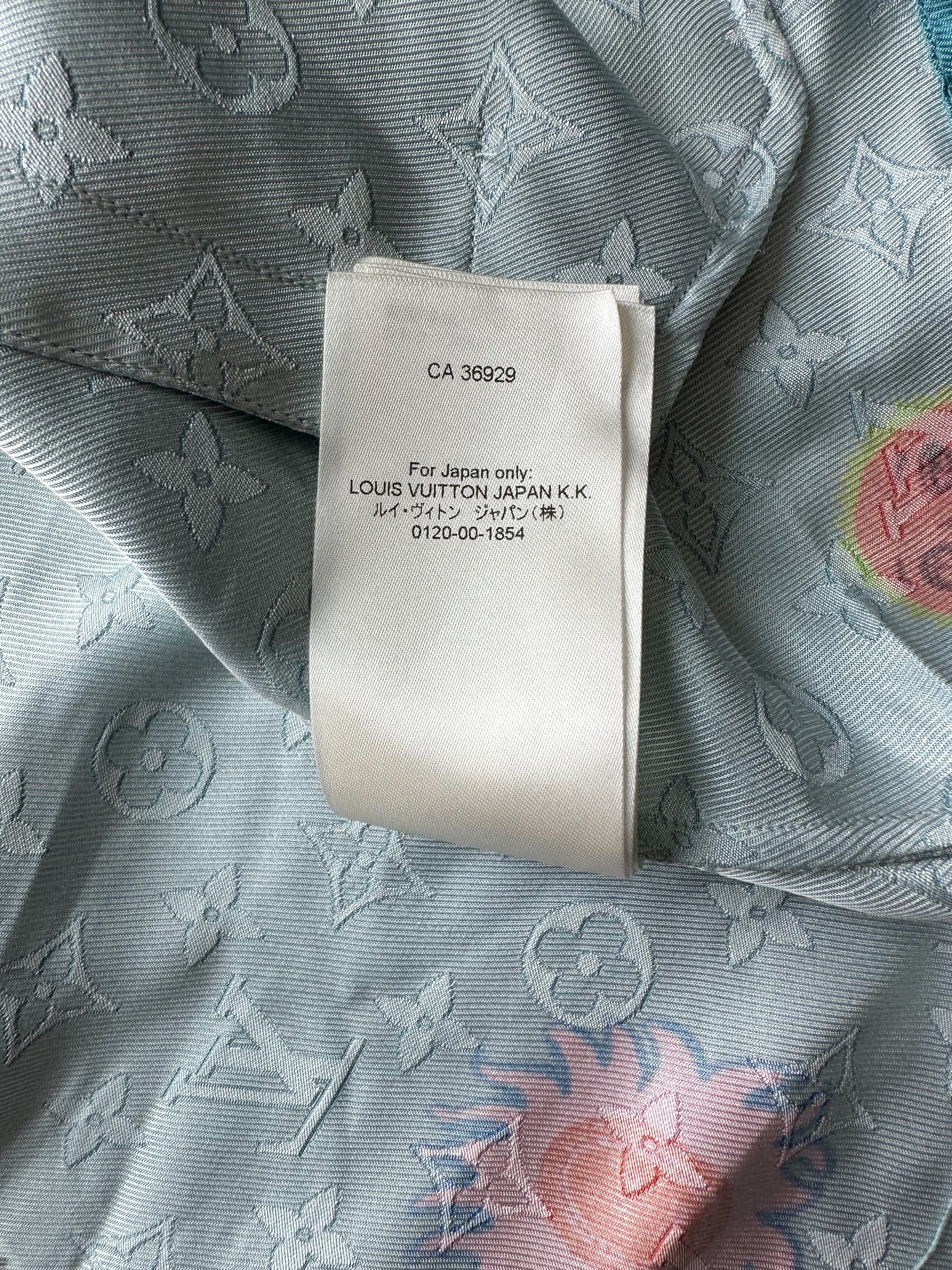 Louis Vuitton Silk Pastel Monogram Shirt