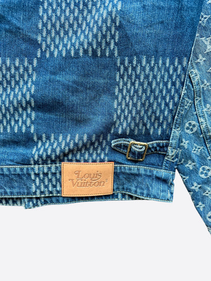 Louis Vuitton Nigo Blue Monogram Denim Jacket