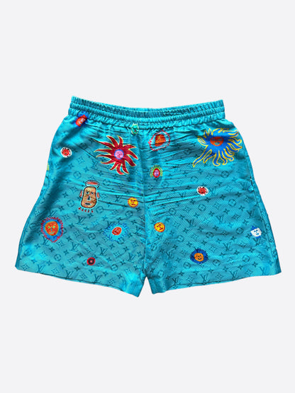 Louis Vuitton Yayoi Kusama Faces Monogram Silk Shorts