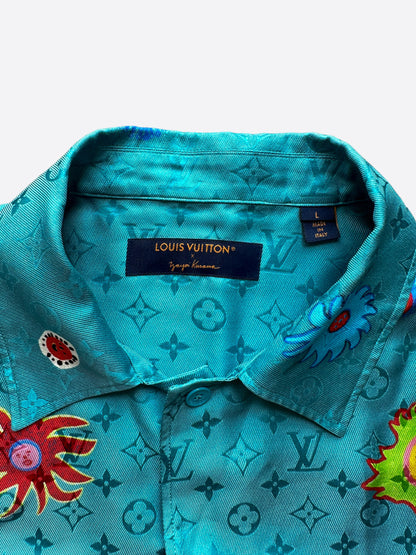 Louis Vuitton Yayoi Kusama Faces Monogram Silk Shirt