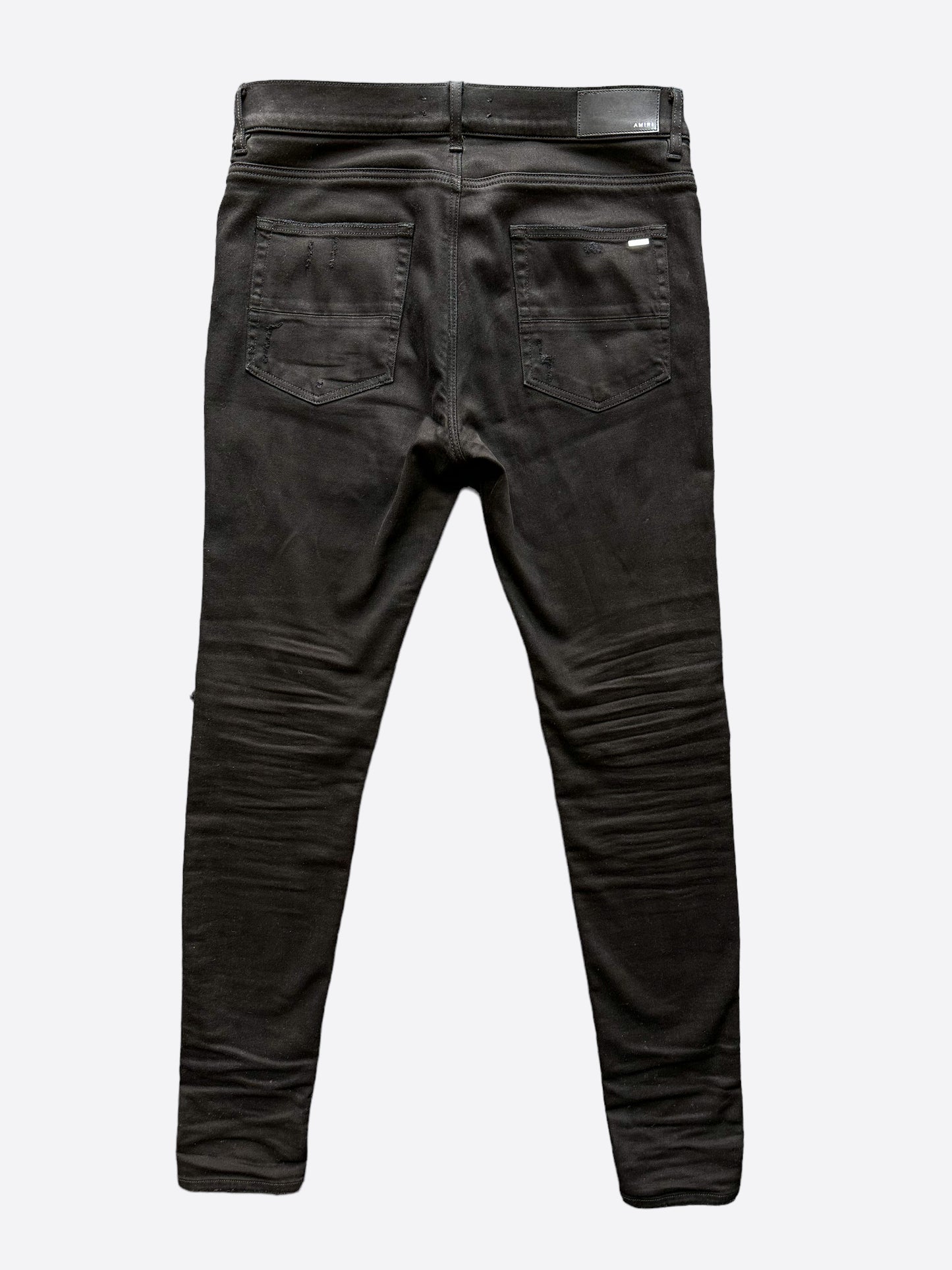 Amiri Black Distressed MX1 Jeans