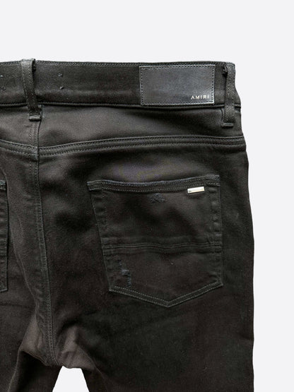 Amiri Black Distressed MX1 Jeans